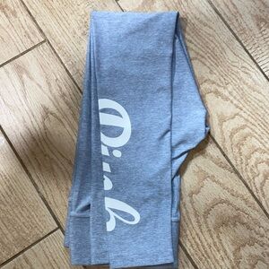 Pink by Victorias Secret Gray with PINK in Large White Letters on Left Leg SZ S